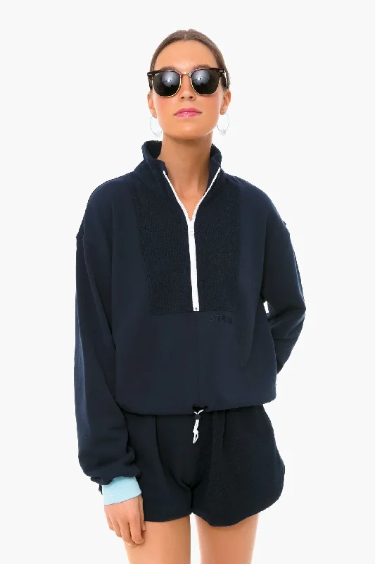 Deep Sea Zip Up Sweatshirt Hoodie with Hem Drawcord Adjustable Customizable