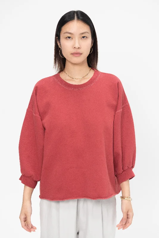 Fond Sweatshirt, Rose Hoodie with Relaxed Fit Easy Casual