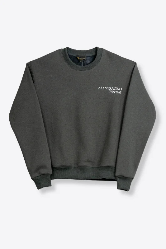 Ilas - Crewneck Sweatshirt Hoodie with Gradient Ombre Colorful