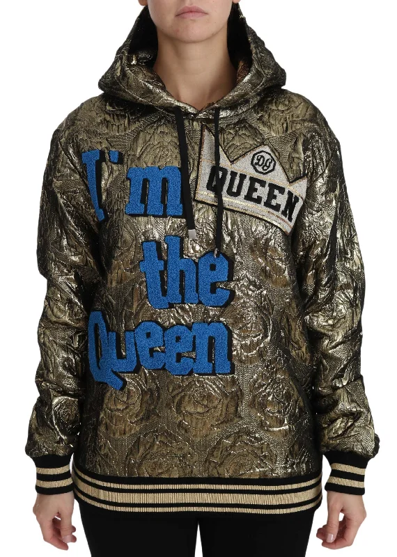 Im The Queen Multicolor Hoodie Sweatshirt Hoodie with Reflective Safety Nightwear