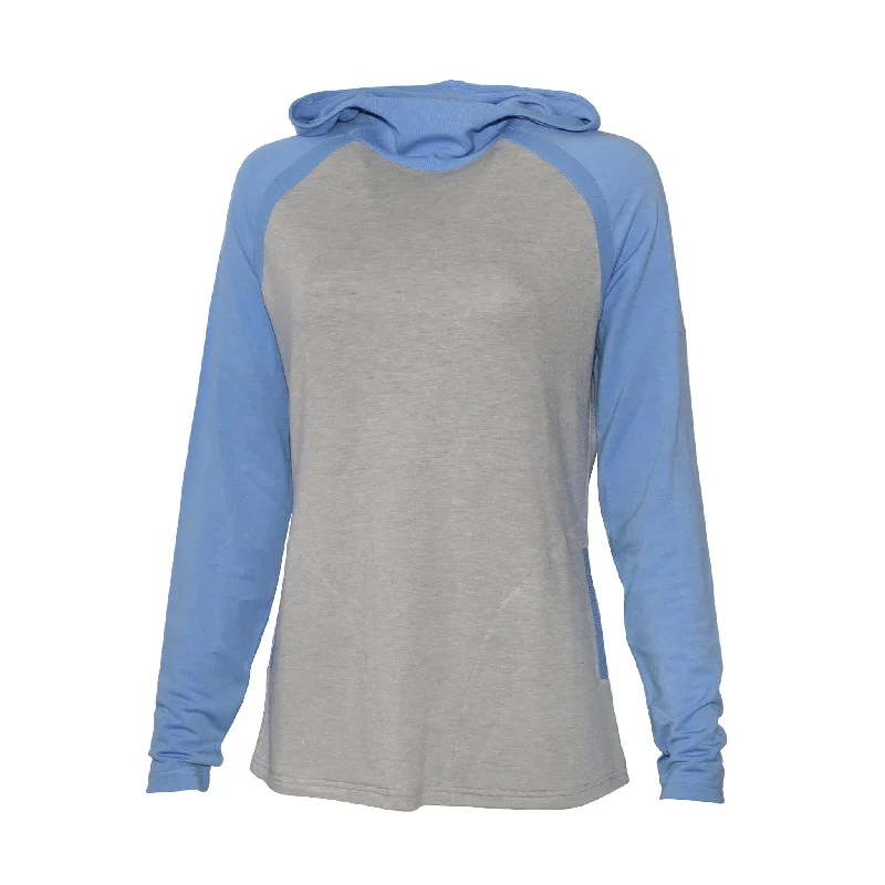 Women's Color Block Hoodie - Bandon Dunes Hoodie with Turtle Neck Cozy Winter