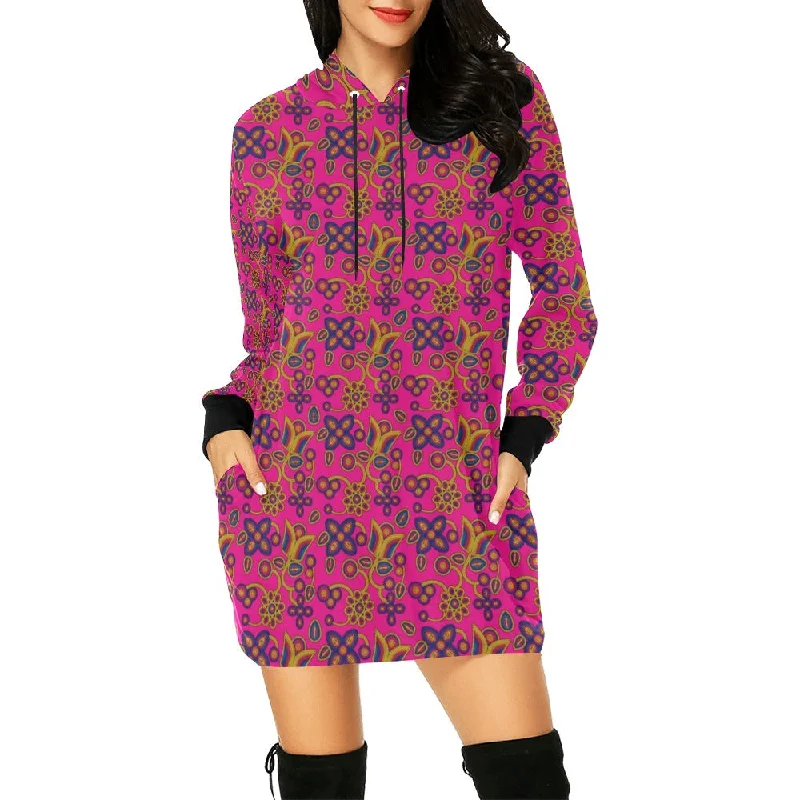 Rainbow Tomorrow Tulip Hoodie Dress Hoodie with Reflective Safety Nightwear