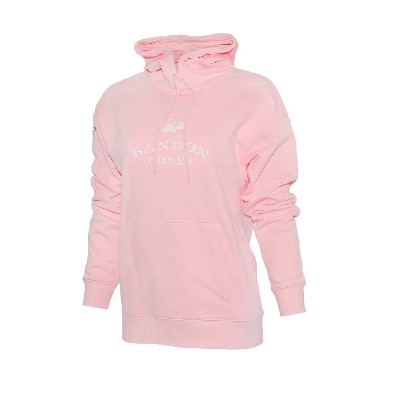Women's Adorn Hoodie - Bandon Dunes Hoodie with Hem Contrast Bold Stylish