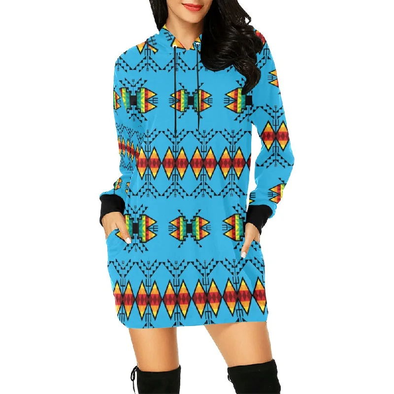 Sacred Trust Sky Hoodie Dress Graphic Hoodie Design Print