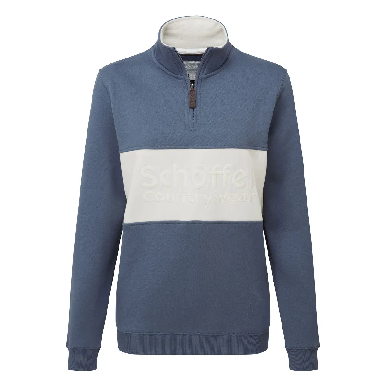 Schoffel Ladies St Agnes Sweatshirt Hoodie with Back Slit Movement Comfort