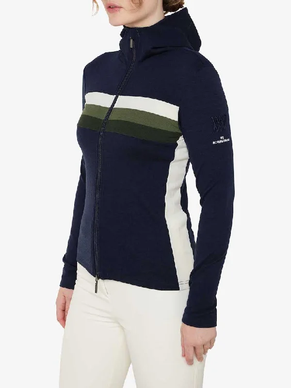 Ski Full Zip Hoodie Women Hoodie Dress Longline Feminine