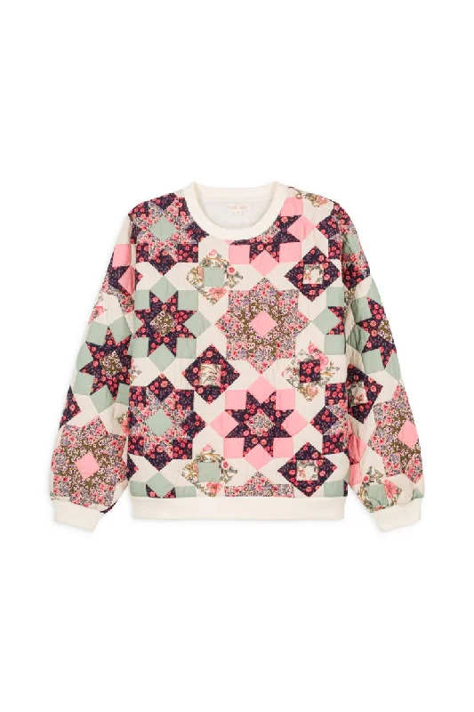 Sweatshirt Pantin Pantine Star-Patchwork Hoodie with Logo Branding Identity