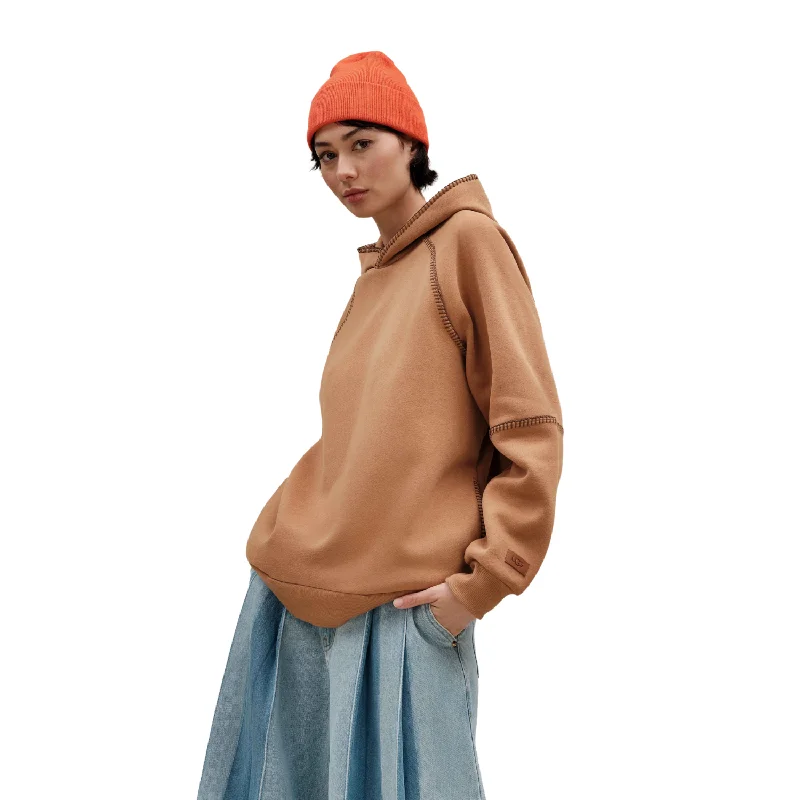 UGG® Classic Hoodie Chestnut Hoodie with Front Slit Layering Stylish
