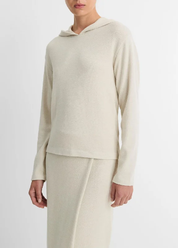 Cozy Long Sleeve Hoodie Hoodie with Fur Luxurious Winter
