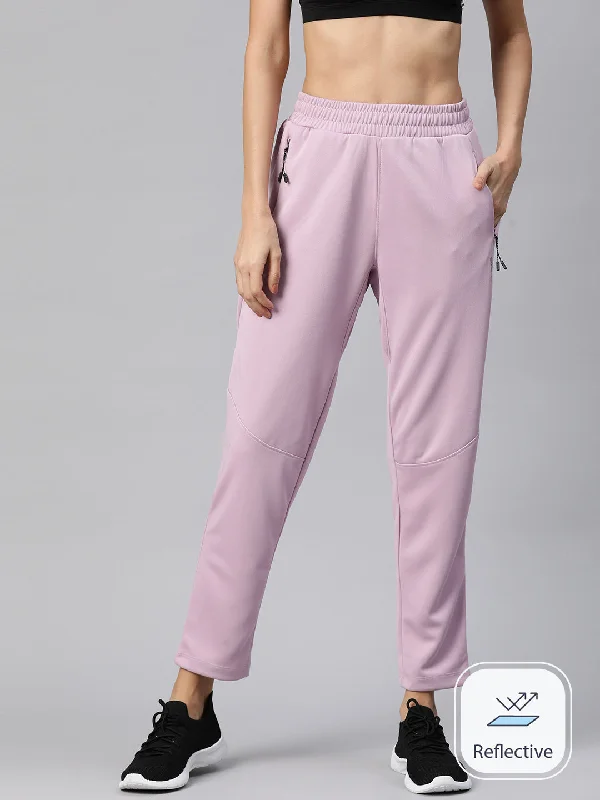 Alcis Women Slim Fit Hyper Hue Performance Reflective Track Pants Formal Dress Pants