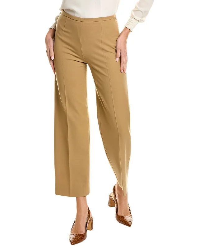Piazza Sempione Wool-Blend Pant Chic Slim Fit Pants