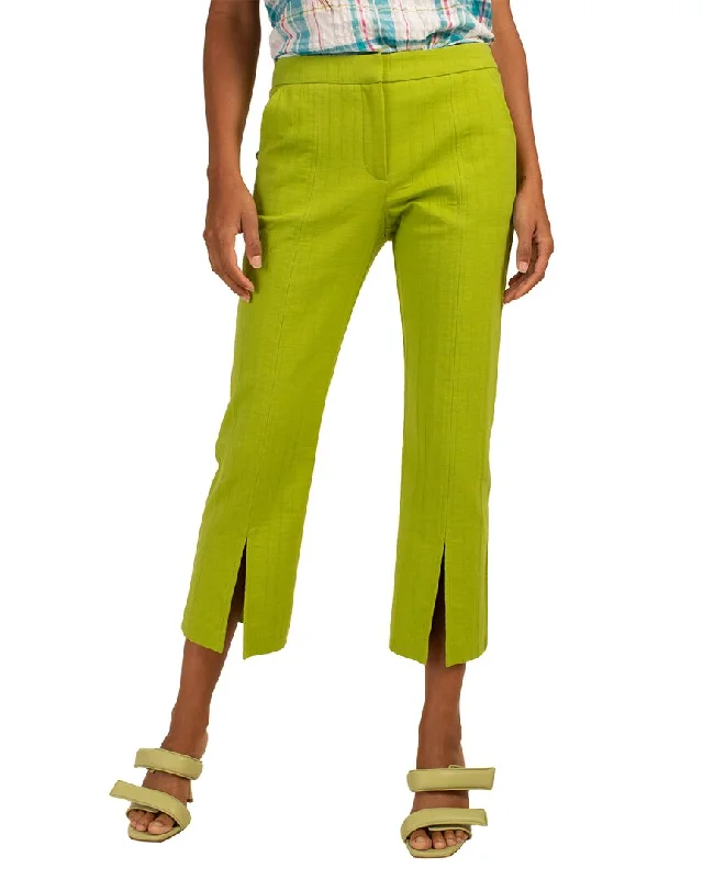 Trina Turk North Beach Pant Formal Linen Trousers