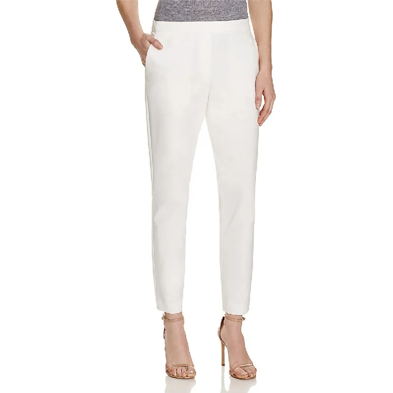 Womens Mid-Rise Ankle Ankle Pants Soft Stretch Pants