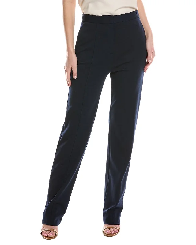 Halston Collins Wool-Blend Pant Cozy Maternity Pants