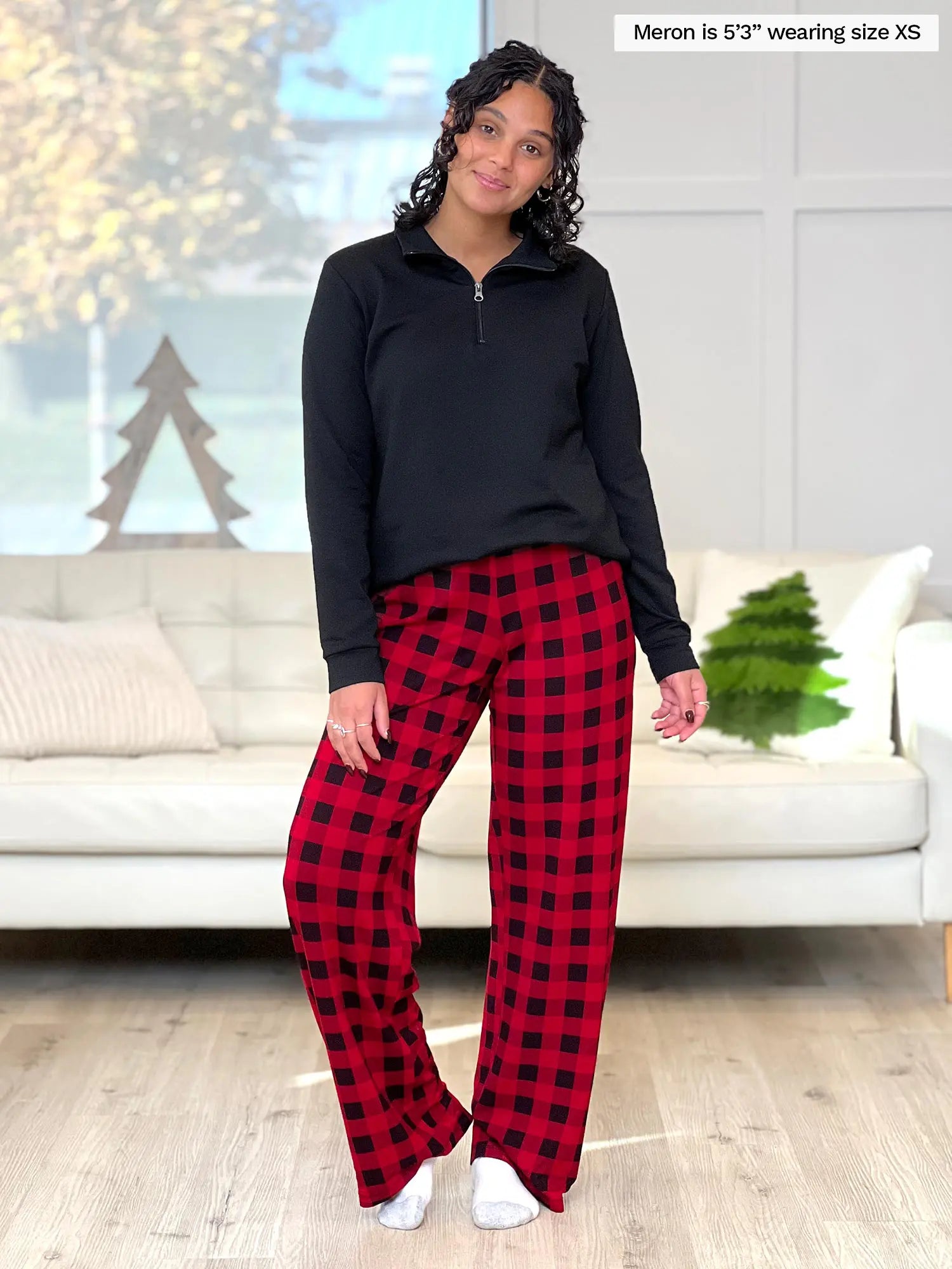 poppy buffalo plaid