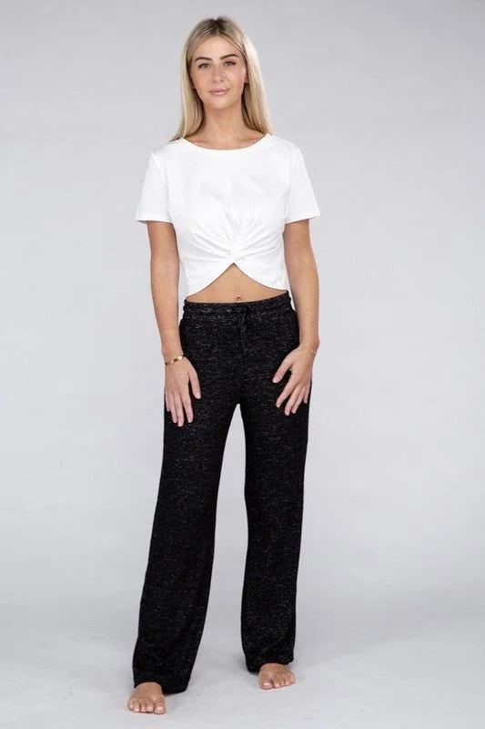 Cozy Terry Lounge Pants Casual Yoga Pants