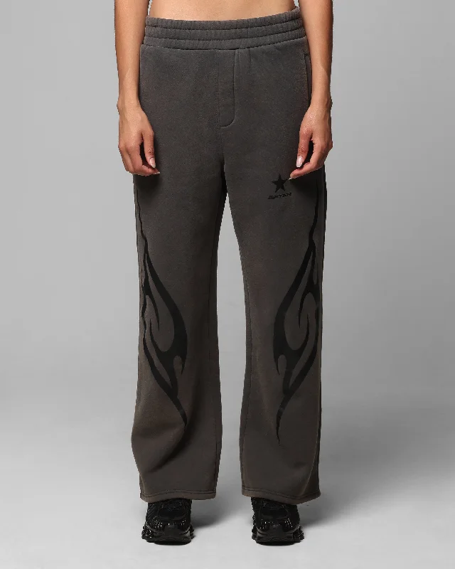 Loiter Cyber Sweat Pants Charcoal Classic Bootcut Trousers