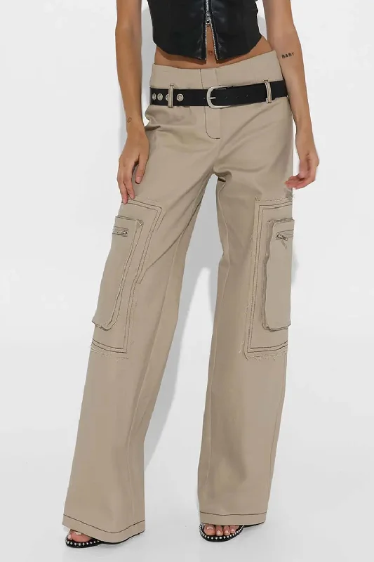 Mallory Pants Comfortable Pleated Pants