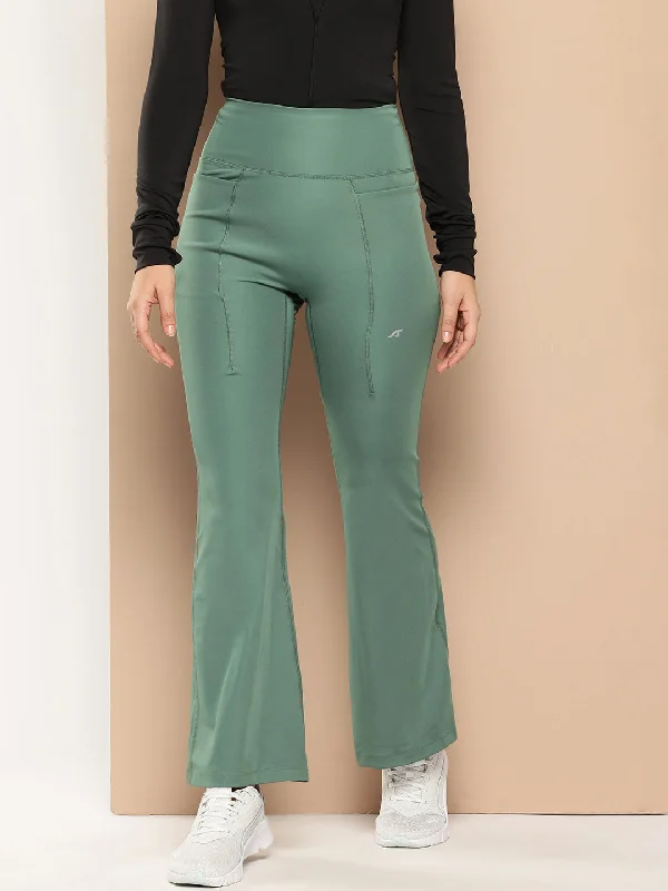 Straight Flare Pant Trendy Printed Leggings