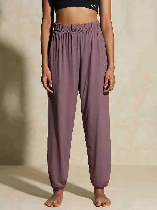 Yogini Stretch Pants Mulberry Trendy Printed Leggings