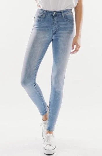 Basic Skinny Jean Stylish Stone-Wash Denim Jeans