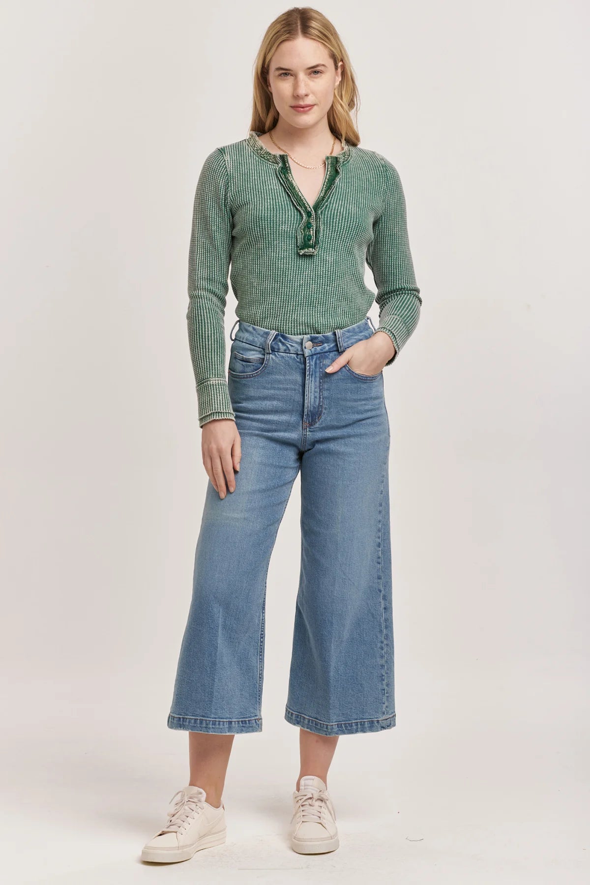Dear John Audrey Super High Rise Cropped Jean | Haleyville Casual Light Wash Jeans