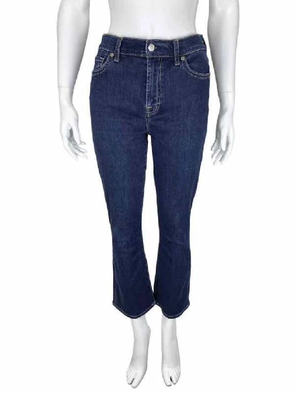 7 for All Mankind Women's b(air) High Waist Slim Kick Jean Dk Indigo Size 28 (6) Trendy Low-Rise Bootcut Jeans 7 for All Mankind Women's b(air) High Waist Slim Kick Jean Dk Indigo Size 28 (6) Trendy Low-Rise Bootcut Jeans