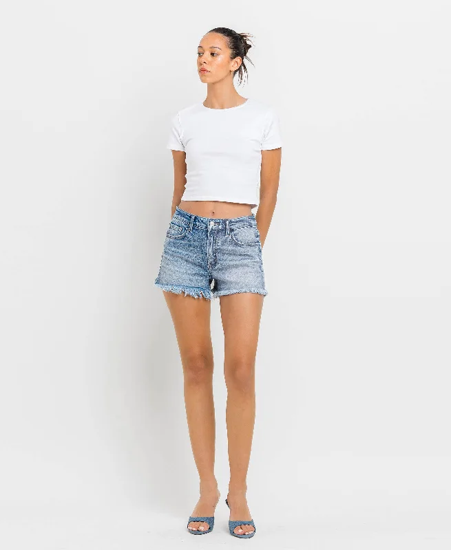 All Summer Long High Rise Jean Shorts Trendy Low-Rise Bootcut Jeans