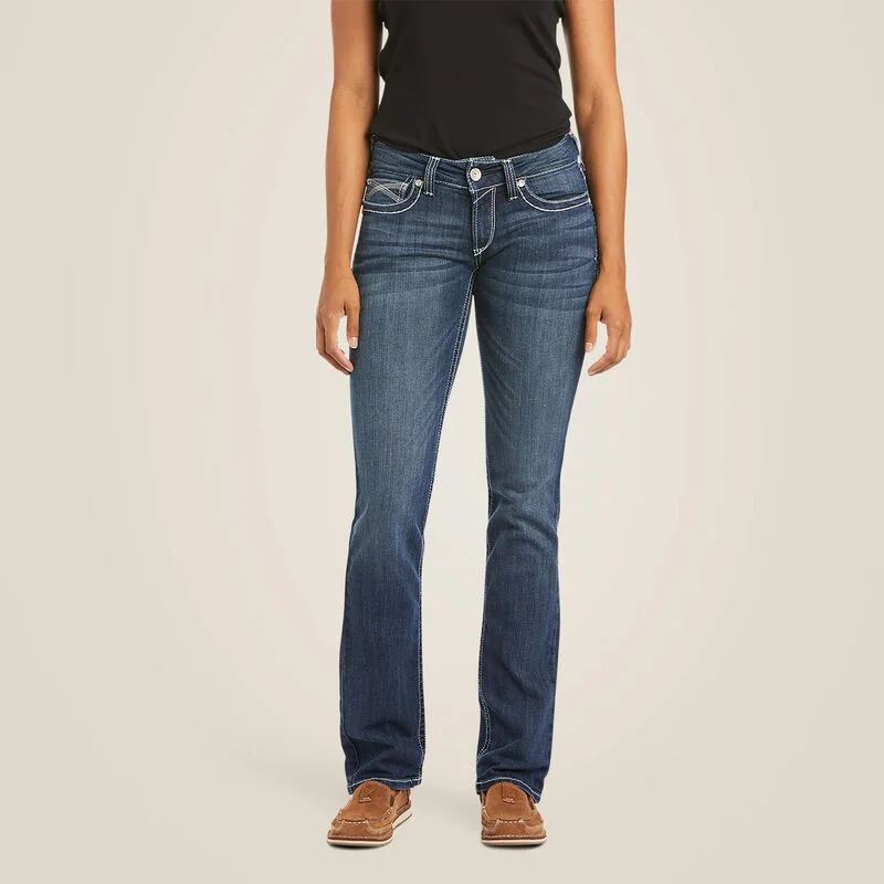 Ariat Women's R.E.A.L. Stretch Ivy Stackable Jean Stylish Bootcut Denim Jeans