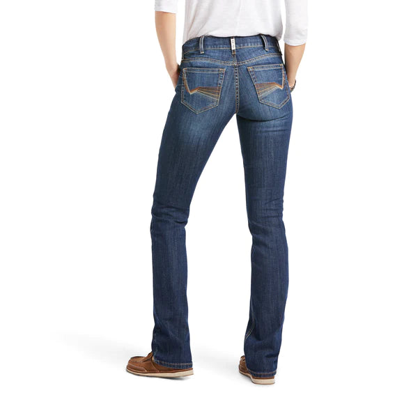 Ariat Womens R.E.A.L Perfect Rise Stackable Straight Analise Jean Cozy Stretch High-Waist Jeans