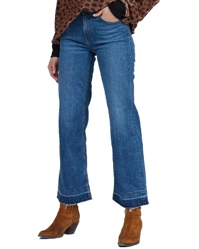 Wide Leg Crop Jean in Kezi Casual Distressed Skinny Jeans
