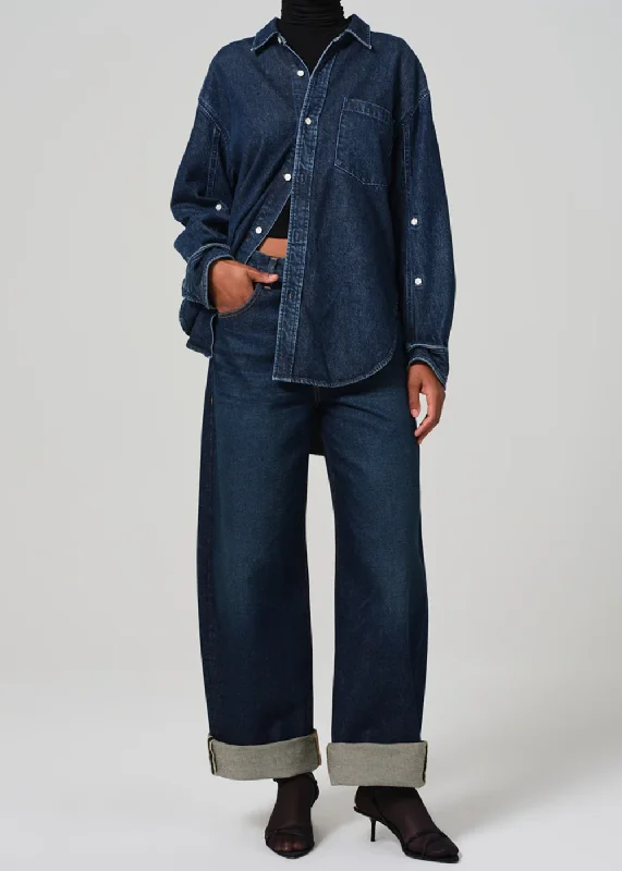Ayla Baggy Jean Comfortable Zip-Fly Denim Jeans