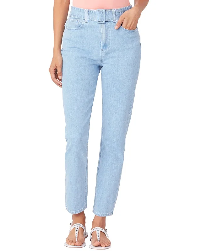 Paige Carrot Leg Cheyne Paperbag Waist Jean Comfortable Folded Hem Jeans