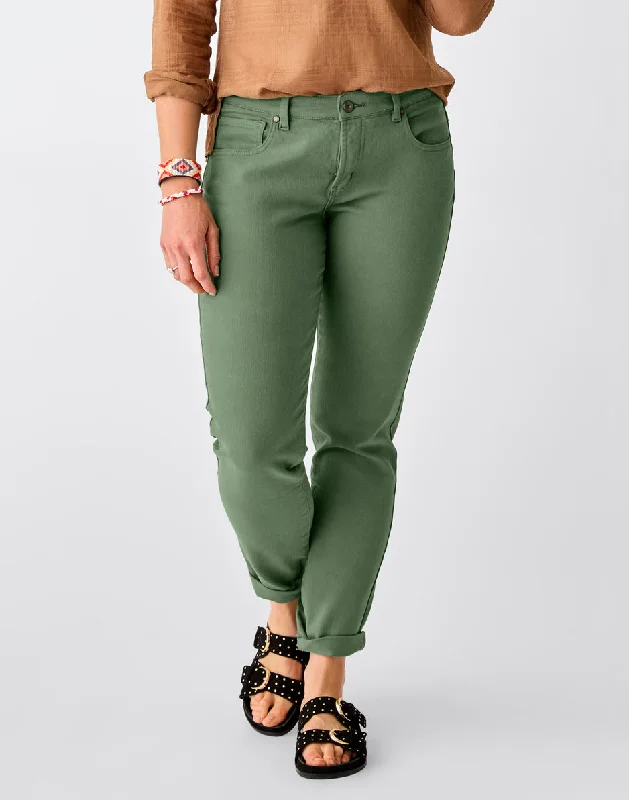 Carson Jean: Dark Haze Casual Wide-Legged Denim Jeans