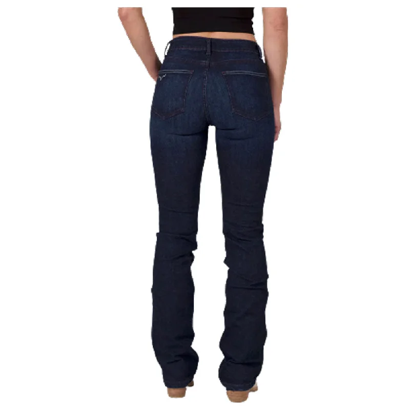 Kimes Ranch Women's Audrey Performance Low Rise Jean Stylish Tapered Fit Jeans