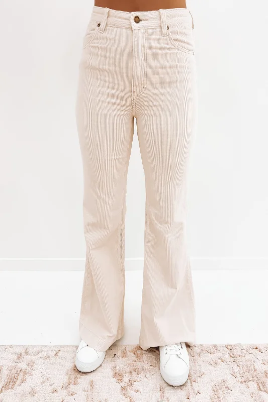 Eastcoast Flare Jean Vanilla Cord Comfortable Low-Rise Jeans