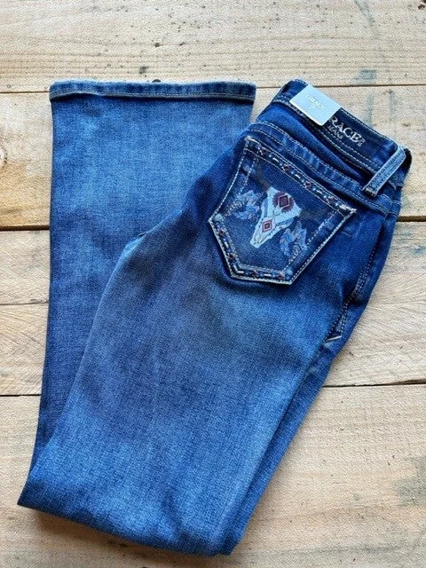EB61767 Grace in La Steer Jean Chic Double Waistband Jeans