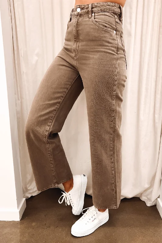 Heidi Ankle Jean Mink Stylish Bootcut Denim Jeans