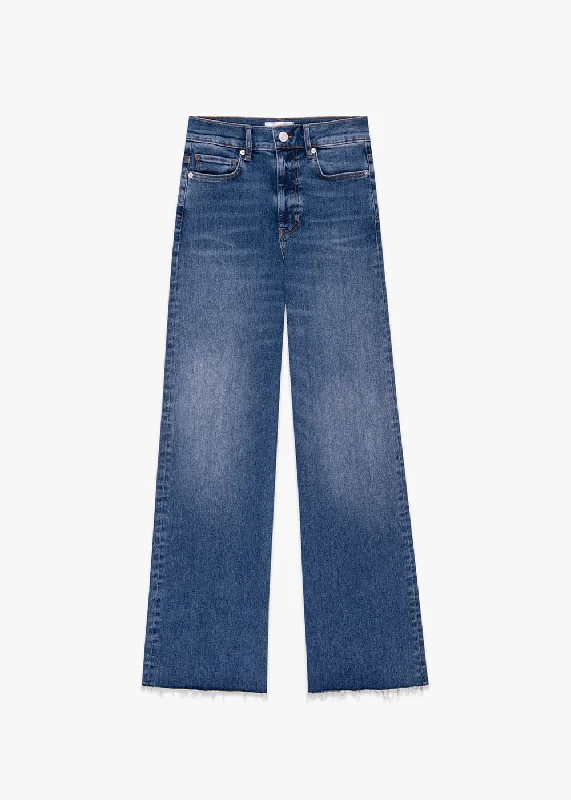 Le Sleek Straight Jean Elegant Raw Hem Jeans