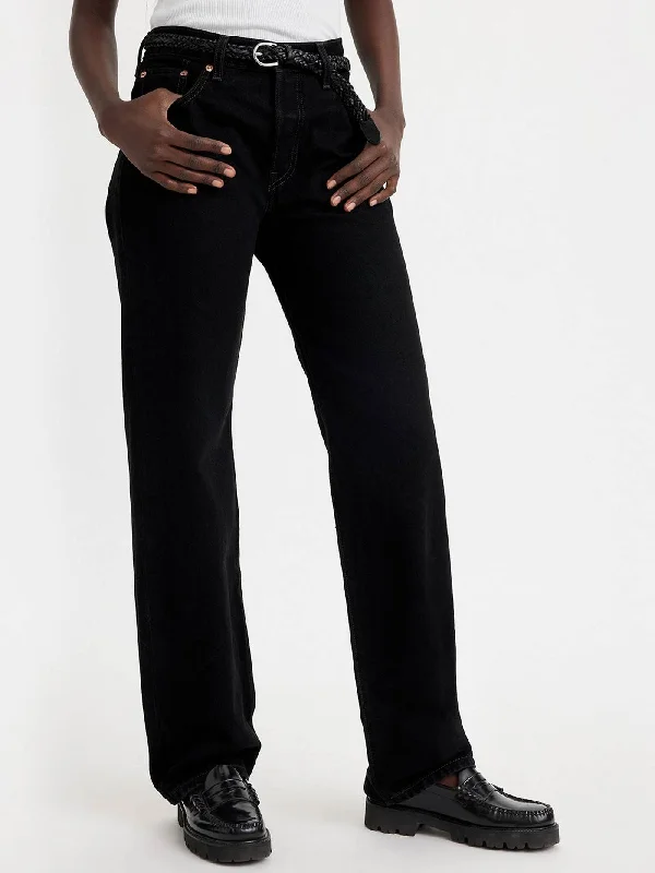 501 '90s Rinsed Blacktop Jean Trendy Pleated Waist Jeans