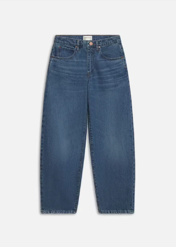 Low Slung Barrel Jean Chic Cropped Jeans