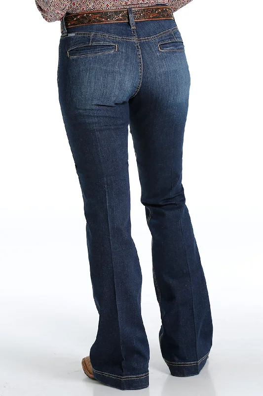 Women's Cinch Slim Fit Lynden Jean #MJ81454084IND Trendy Bootcut High-Waisted Jeans