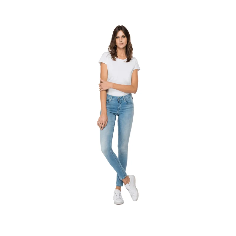 Replay Jean Stonewash Trendy Skinny High-Waist Jeans