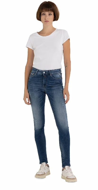 Replay Jean Blue Stylish Slim Fit Denim