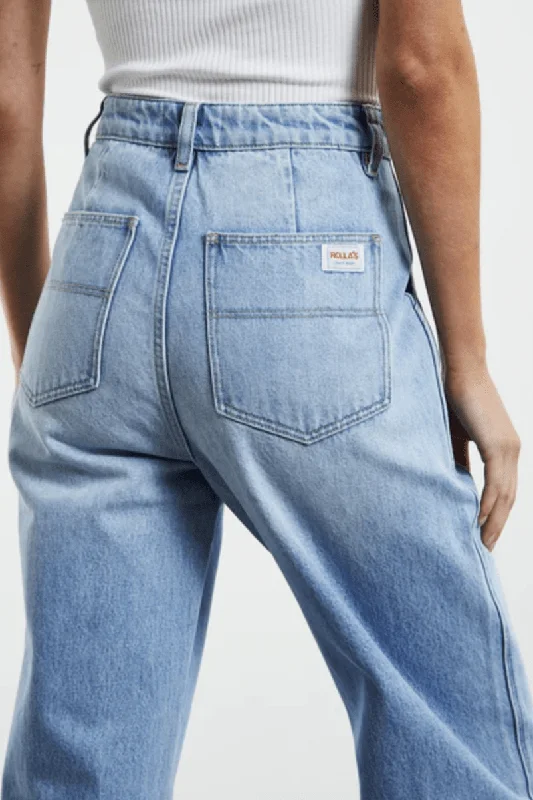 ROLLAS HEIDI JEAN TRADE SICILY - LIGHT BLUE Fashionable Distressed Jeans