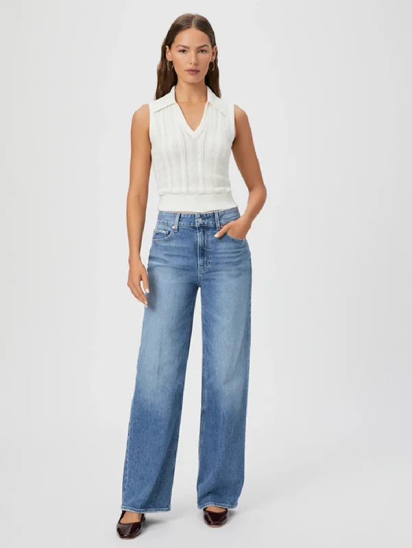 Sasha High Rise Straight Jean - Archives Elegant Tapered Leg Denim