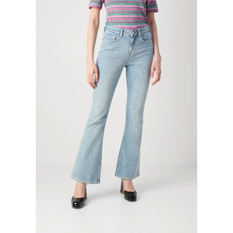 Scotch & Soda Charm High Rise Flared Jean - All or Nothing Fashionable Slouchy Fit Jeans