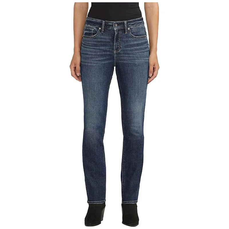 Silver Avery Straight Indigo Jean Trendy Cut-Off Denim Shorts