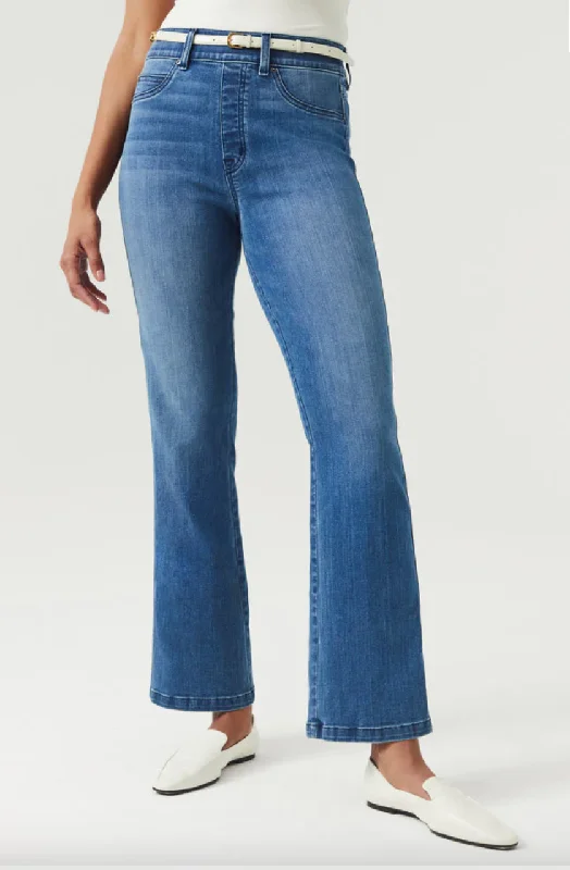 Spanx Crop Kick Flare Jean Vintage Indigo Stylish Bootcut Denim Jeans