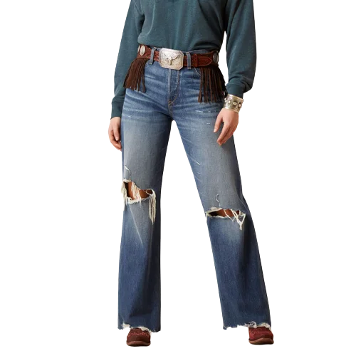 Ultra High Rise Tomboy Wide Jean Elegant Tapered Leg Denim